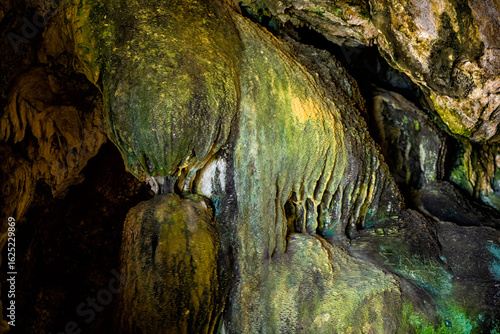 Wallpaper Mural Dionysus or Dionisos cave for god of wine temple inside cavern rock formations walls by Iero beach on Ikaria island, Greece Torontodigital.ca