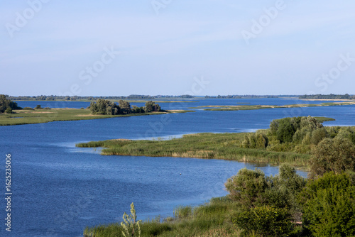Photos Russian landscape with Volga river on a sunny day
