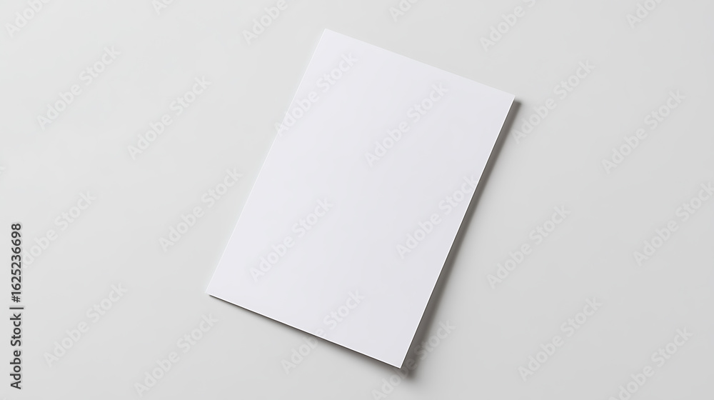 Blank white paper sheet on a clean, flat surface. Ideal for design mockups, presentations, or showcasing content with simplicity and elegance. Blank white paper sheet on a clean, flat surface. Ideal for design mockups, presentations, or showcasing content with simplicity and elegance.