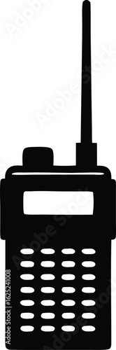  walkie talkie silhouette vector
