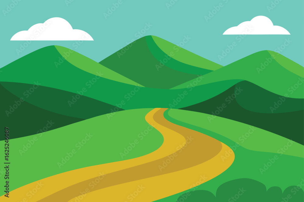 Obraz premium landscape with mountains