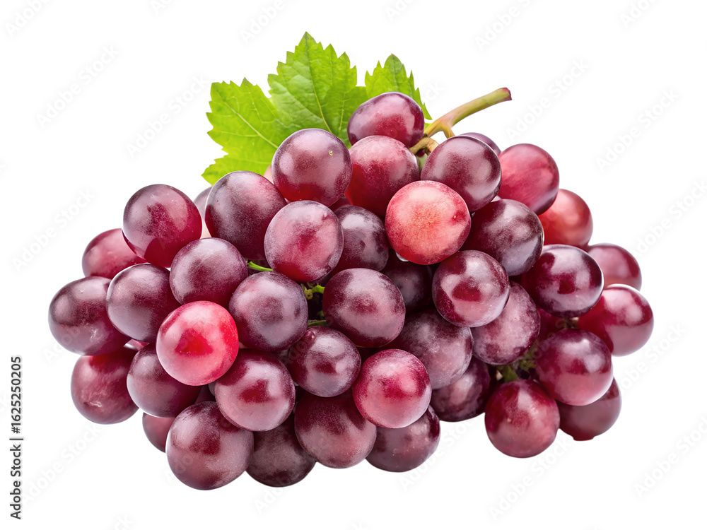 Fototapeta premium red grapes isolated on white
