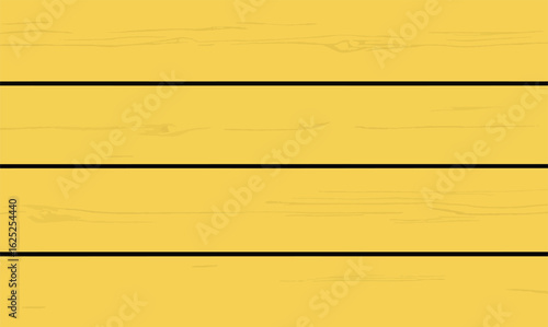 Seamless horizontal yellow wood panel texture with subtle grain and black dividing lines. Ideal for background, interior, product mockups, or creative design.