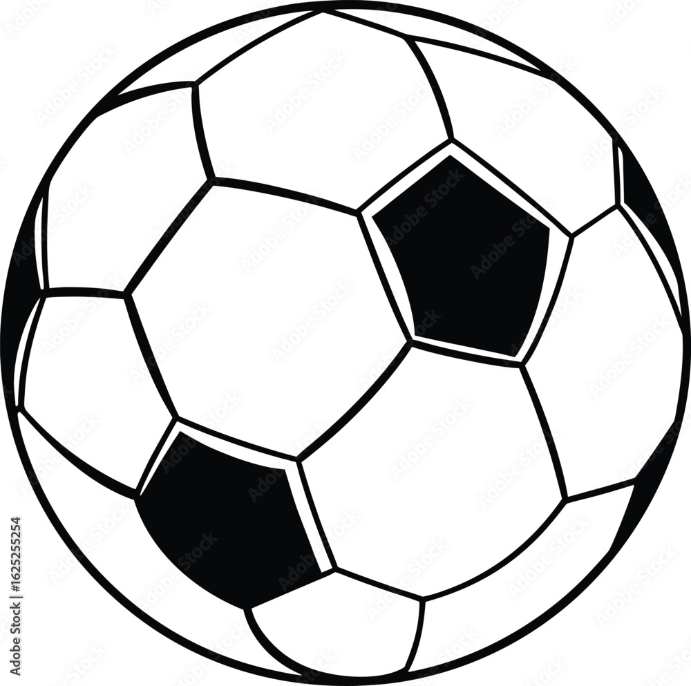 Fototapeta premium Football SVG, Soccer Graphic, Football PNG Clipart, Soccer Clipart, Football Vector, Vector Graphic, Soccer Vector Graphic, Instant Download