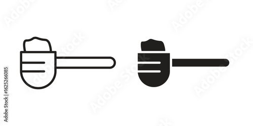 Scoop icon vector design element logo template