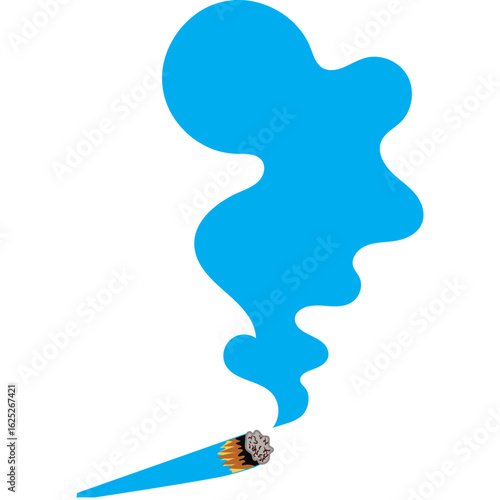 man smoking cigarette