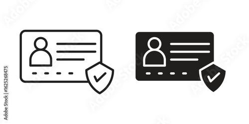 KYC icon vector design element logo template