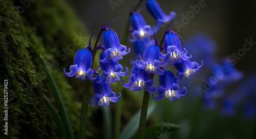 Wallpaper Mural Close-up of Bluebells in a Forest Torontodigital.ca