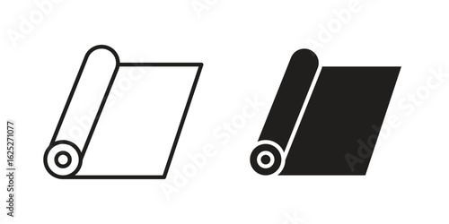 Construction film roll icon vector design element logo template