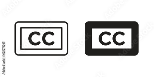 Closed caption icon