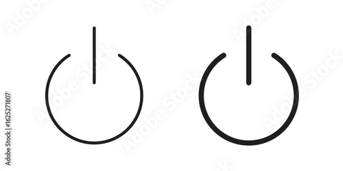 Button on off icon
