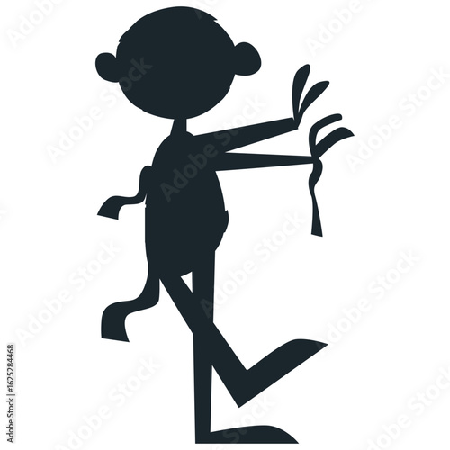 running man vector