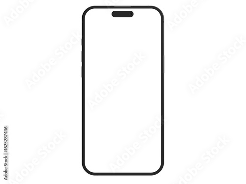 Valokuva スマートフォンiPhone16の3Dイラストレーション