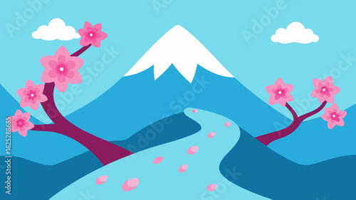 winter landscape with deer