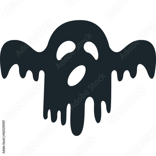 vector illustration of an abstract skull
