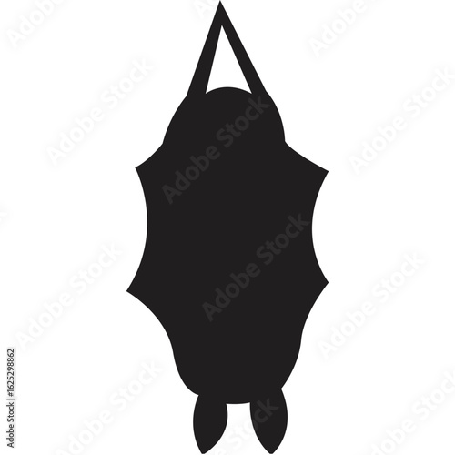 black and white shark