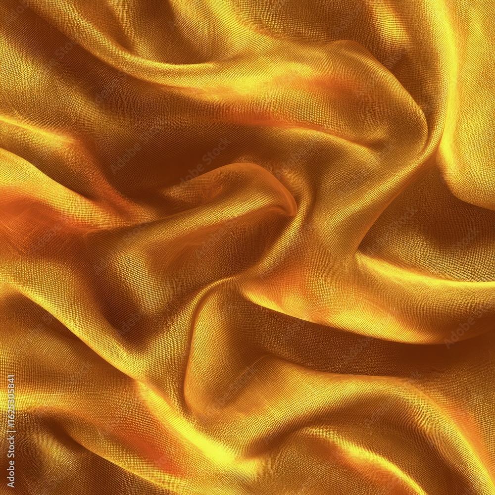 Fototapeta premium Golden Fabric Drape Texture