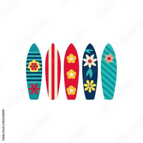  different surfboard set   