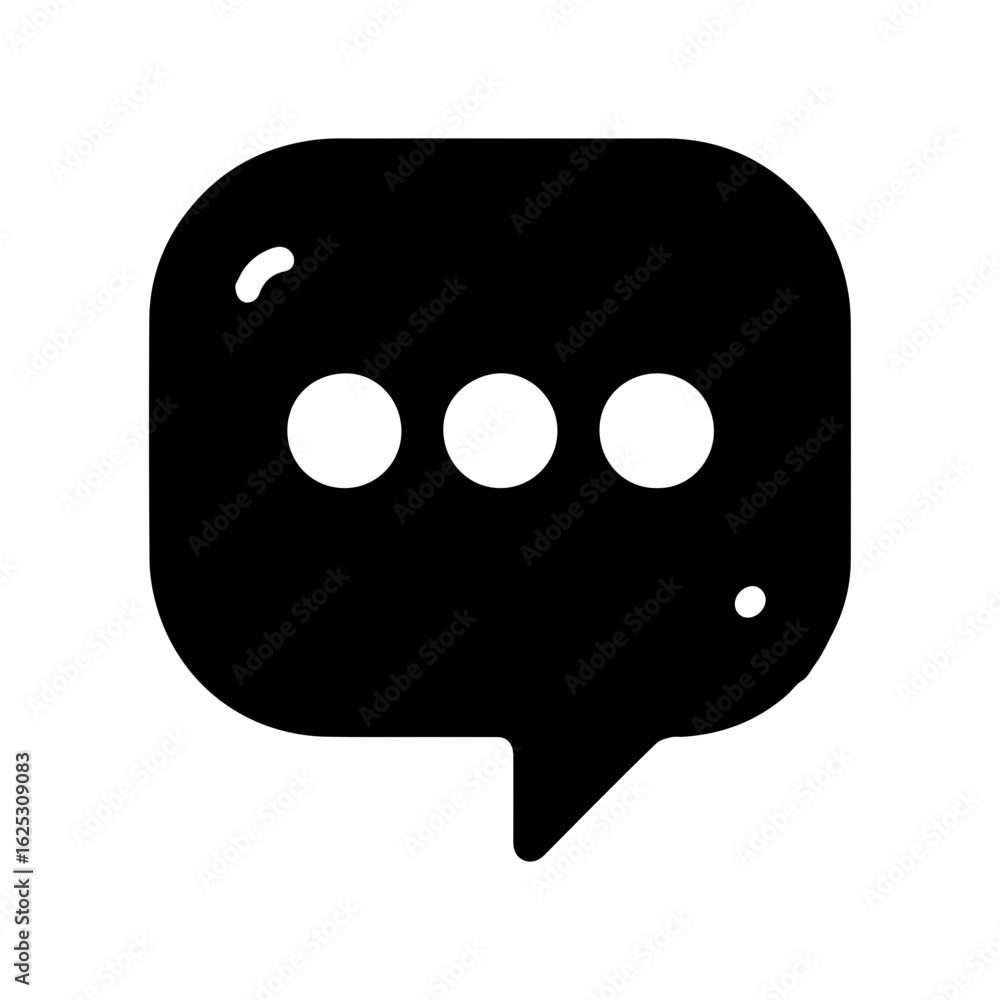 Fototapeta premium minimalis design speech bubble icon