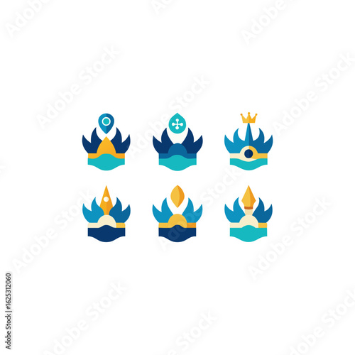  different tide priest crown set   