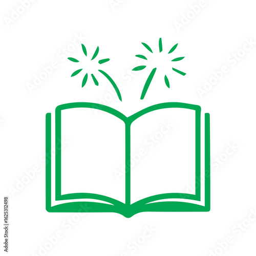 Book Vector Illustration in Clean Silhouette Style, Editable Formats: AI, EPS, JPG, PNG, Ideal for Both Digital and Print Use
