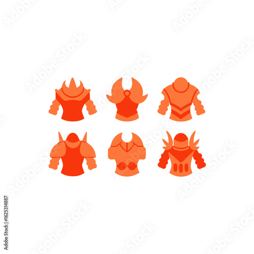  different coral armor set  