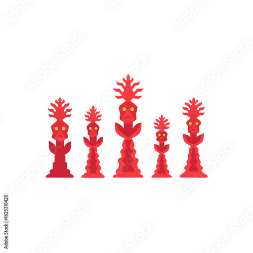  different cursed coral idol set 