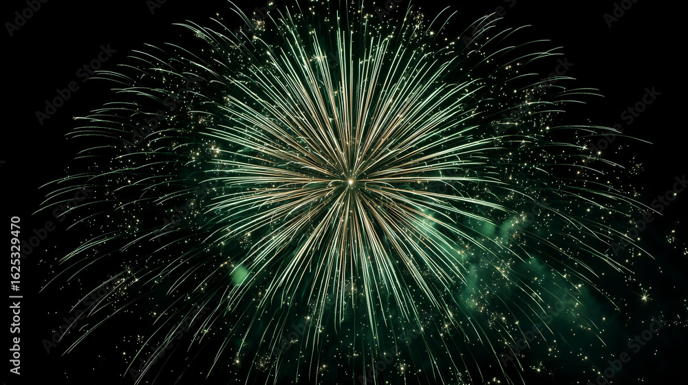Obraz premium Spectacular fireworks display night sky photography urban celebration aerial view vibrant festivity