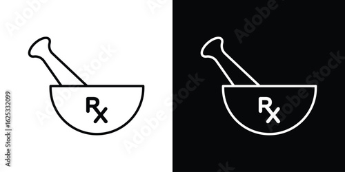 RX icon symbol template for graphic and web design collection logo vector illustration