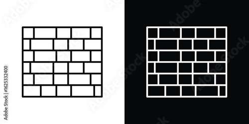 Wall icon symbol template for graphic and web design collection logo vector illustration