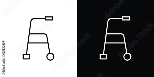Walker icon symbol template for graphic and web design collection logo vector illustration