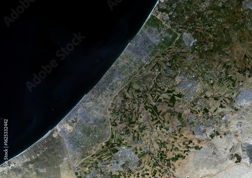 Image of gaza strip in actuality (August, 2025)