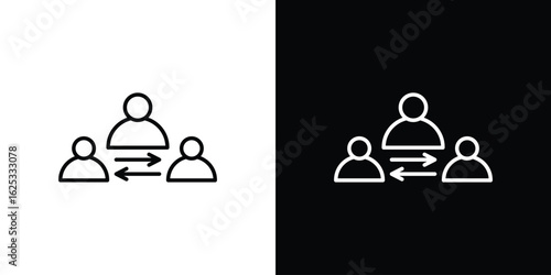Third party icon symbol template for graphic and web design collection logo vector illustration