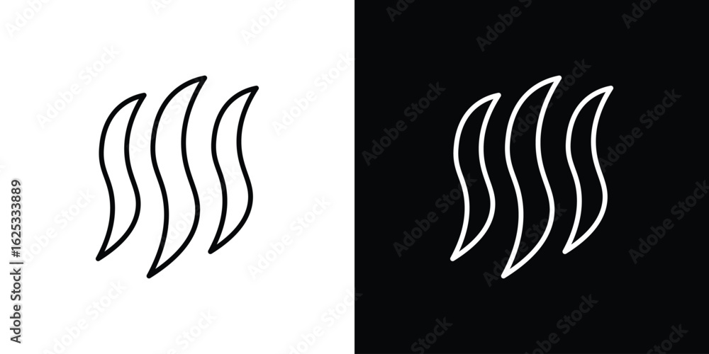 Obraz premium Smoke steam icon symbol template for graphic and web design collection logo vector illustration