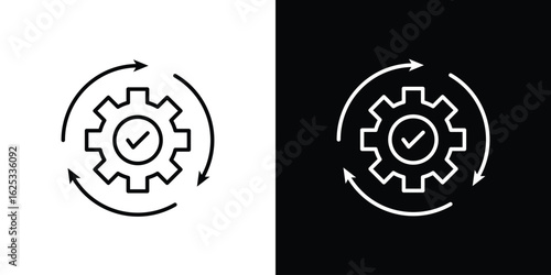 Methodology icon symbol template for graphic and web design collection logo vector illustration