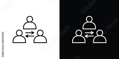 Mediator icon symbol template for graphic and web design collection logo vector illustration