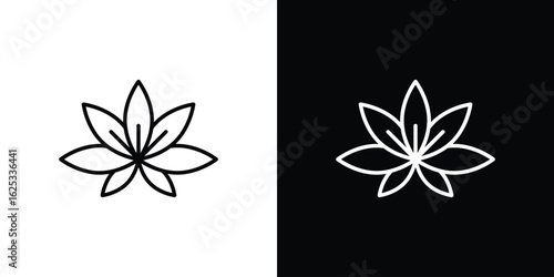 Lotus icon symbol template for graphic and web design collection logo vector illustration