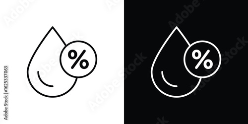 Humidity icon symbol template for graphic and web design collection logo vector illustration