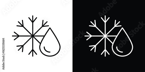 Defrost icon symbol template for graphic and web design collection logo vector illustration