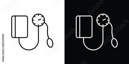 Blood pressure meter icon symbol template for graphic and web design collection logo vector illustration