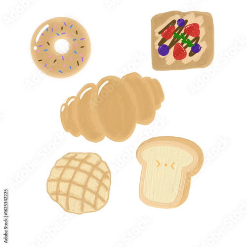 Bread,Donuts