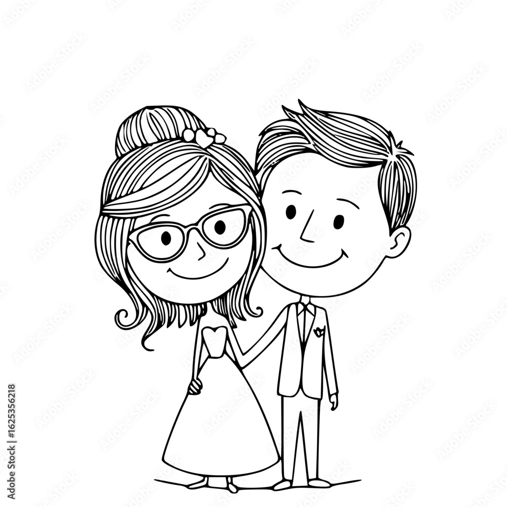 Romantic Getaway Cupid Arrows Wedding Cake Vector Graphics