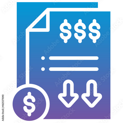 Financial Report Icon