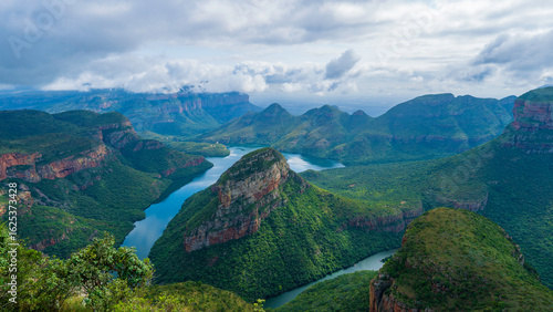 Foto Scenic panorama of Blyde River Canyon, Mpumalanga Province, South Africa