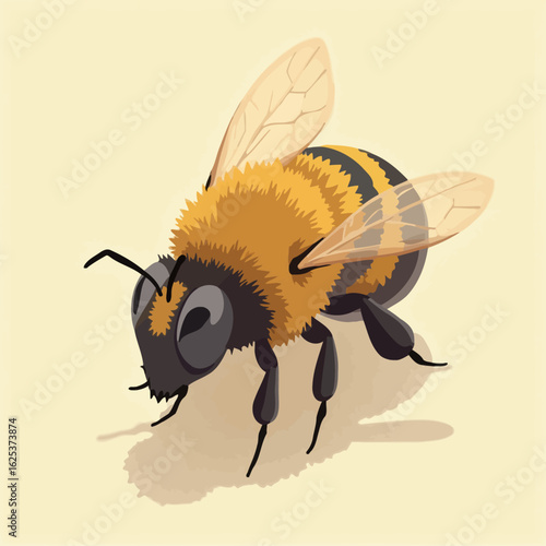 very cool honey bee design