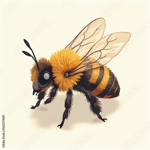 very cool honey bee design
