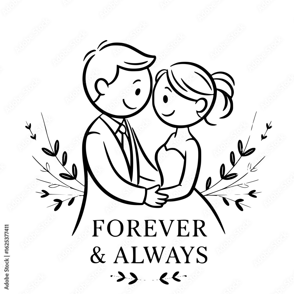 Romantic Picnic Forever Together Heart Confetti Vector Graphics