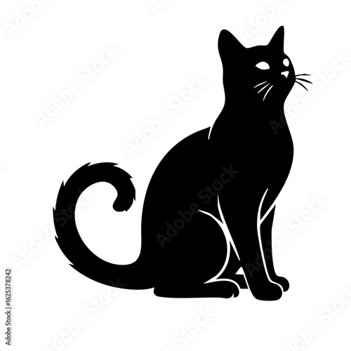 Wallpaper Mural Cat Silhouette Vector Logo Torontodigital.ca