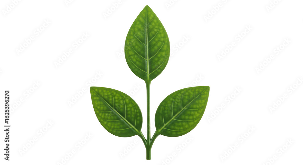 Fototapeta premium Isolated Green Leaves