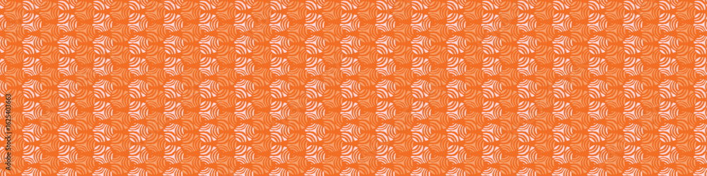 Fototapeta premium Abstract vintage squiggle seamless vector edging. Gender neutral artistic repeatable curl for ribbon, border and hand drawn design.